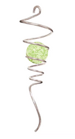 Spiral Tail - Silver with Glow Ball