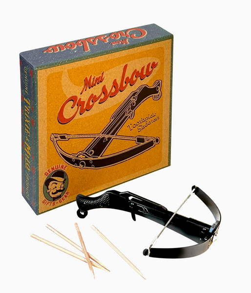 Mini Crossbow Toothpick Shooter