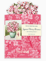 Mini Japanese Cherry Blossom Pop-up Greeting Card