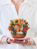 Mini Golden Harvest Pop-up Greeting Card