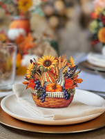 Mini Golden Harvest Pop-up Greeting Card