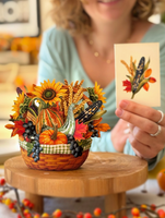 Mini Golden Harvest Pop-up Greeting Card