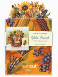 Mini Golden Harvest Pop-up Greeting Card
