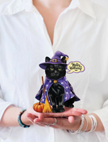 Mini Halloween Cat Pop-up Pets Greeting Card