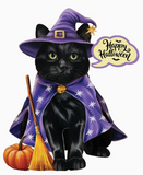 Mini Halloween Cat Pop-up Pets Greeting Card
