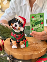 Mini Christmas Puppy Pop-up Pets Greeting Card