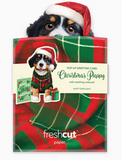 Mini Christmas Puppy Pop-up Pets Greeting Card