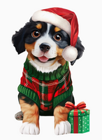 Mini Christmas Puppy Pop-up Pets Greeting Card