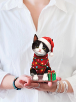 Mini Christmas Kitten Pop-up Pets Greeting Card