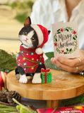 Mini Christmas Kitten Pop-up Pets Greeting Card