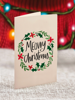 Mini Christmas Kitten Pop-up Pets Greeting Card