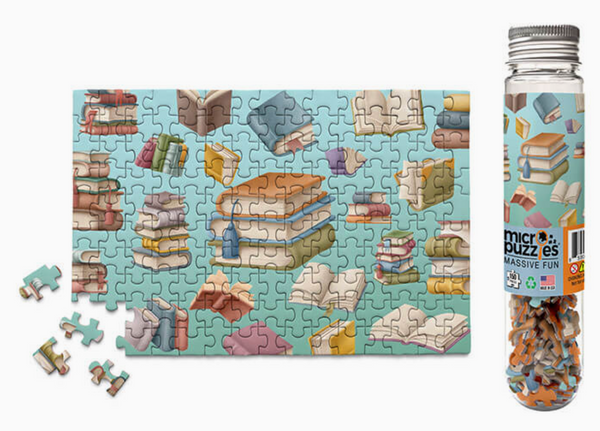 Book Collage Micro Jigsaw Puzzle