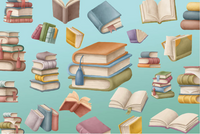 Book Collage Micro Jigsaw Puzzle