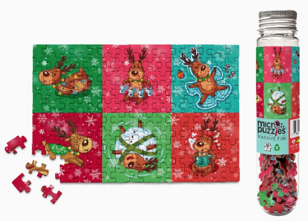 Holidays Reindeer Games Micro Jigsaw Puzzle