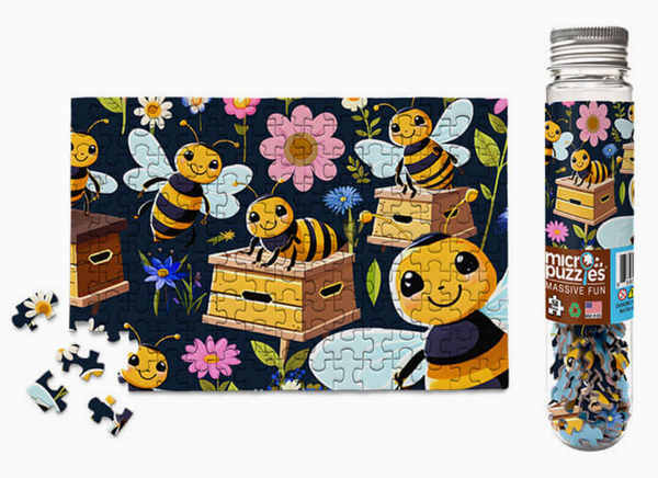 Honey Bees Micro Jigsaw Puzzle