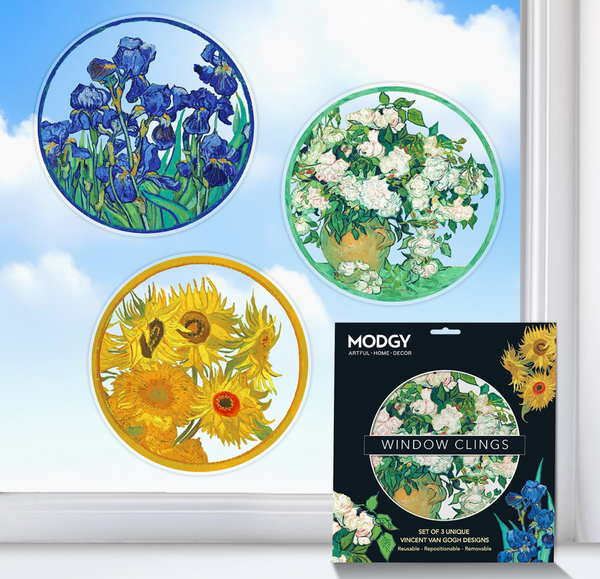 Modgy Window Cling Vincent Van Gogh Set of 3