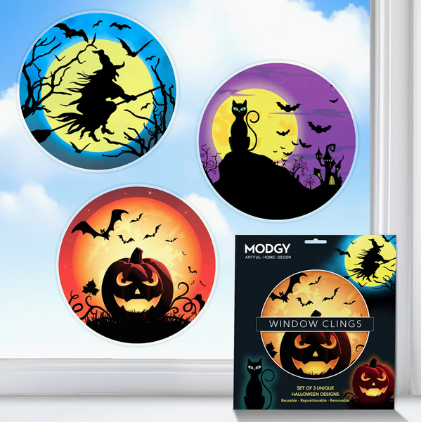 Modgy Window Cling Halloween Set of 3
