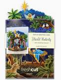 Mini Starlit Nativity Pop-up Greeting Card