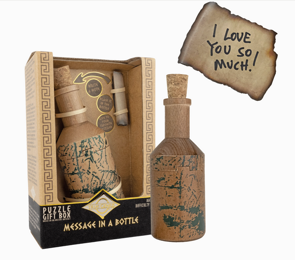True Genius - Message in A Bottle - Secret Puzzle Box