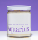 Aquarius - Astrology Candle