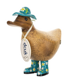 DCUK Floral Hats Boots Duckys