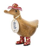 DCUK Floral Hats Boots Duckys