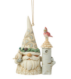 Jim Shore - Woodland Gnome with Birdhouse Ornament Gnome Figurine