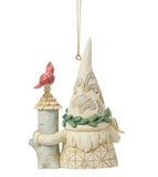 Jim Shore - Woodland Gnome with Birdhouse Ornament Gnome Figurine