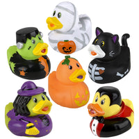 Halloween Rubber Duckies 3.5" Tall