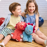 Warmies Red Triceratops
