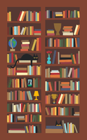 Bookcase Micro Jigsaw Puzzle