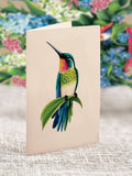 Mini Hummingbird Oasis Pop-up Greeting Card