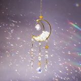 Opalite Moon Suncatcher