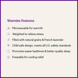 Warmies Blue Winter Penguin Junior