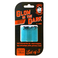 Glow in the Dark Zipper Pulls (Set of 3)