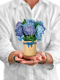 Mini Nantucket Hydrangeas Pop-up Greeting Card