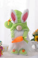 Easter Bunny Holding Carrot Gnome