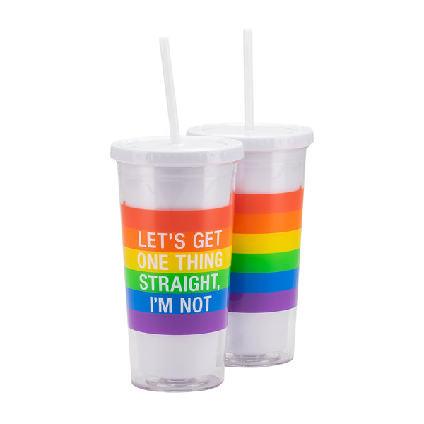 Let's Get Ship Faced Tumbler With Straw
