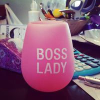 Boss Lady - Silicone Wine Glass
