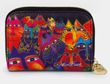 RFID Zipper Wallet - Fantasticats - Laurel Burch