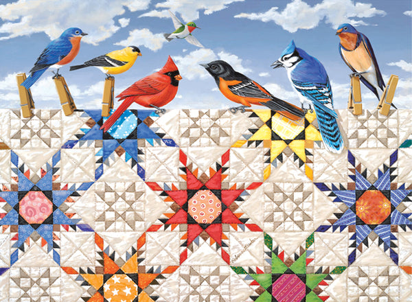 Puzzle - Feathered Stars 500 Pieces