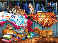 Puzzle - Quilting Room Mischief 1000 Pieces