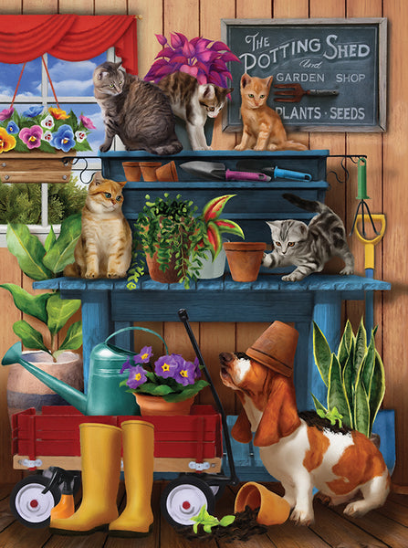 Puzzle - Trouble in the Potting Shed 1000 Pieces