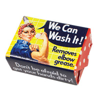 We Can Wash It - Rosie the Riveter Soap - Unemployed Philosophers Guild - Jules Enchanting Gifts