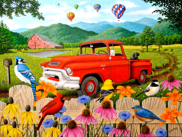 Puzzle - The Red Truck 500 Pieces