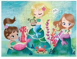 Mermaids Puzzle to Go with Drawstring Bag