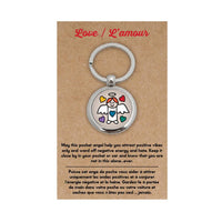 Love Rainbow Angel Key Chain