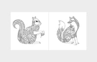 Miniature Enchanted Forest Coloring Book