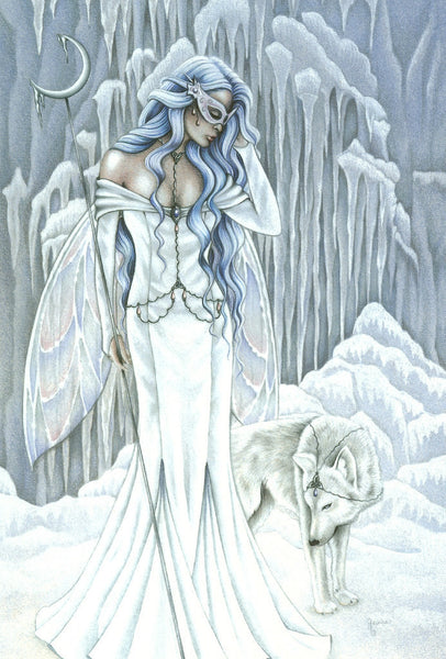 Tempest of Ice - 5 x 7 Fairy Art Print