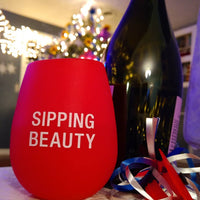 Sipping Beauty - Silicone Wine Glass